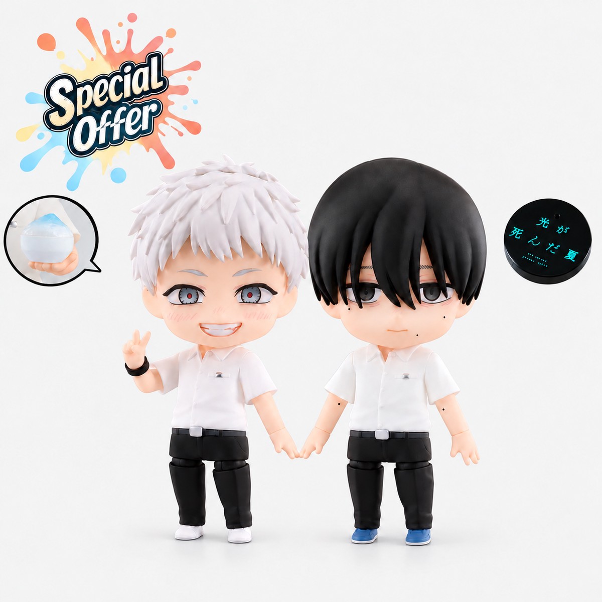 [Special Bundle] The Summer Hikaru Died Nendoroid - Yoshiki + Hikaru + Bonus Parts [Pre-Order Apr 2027]