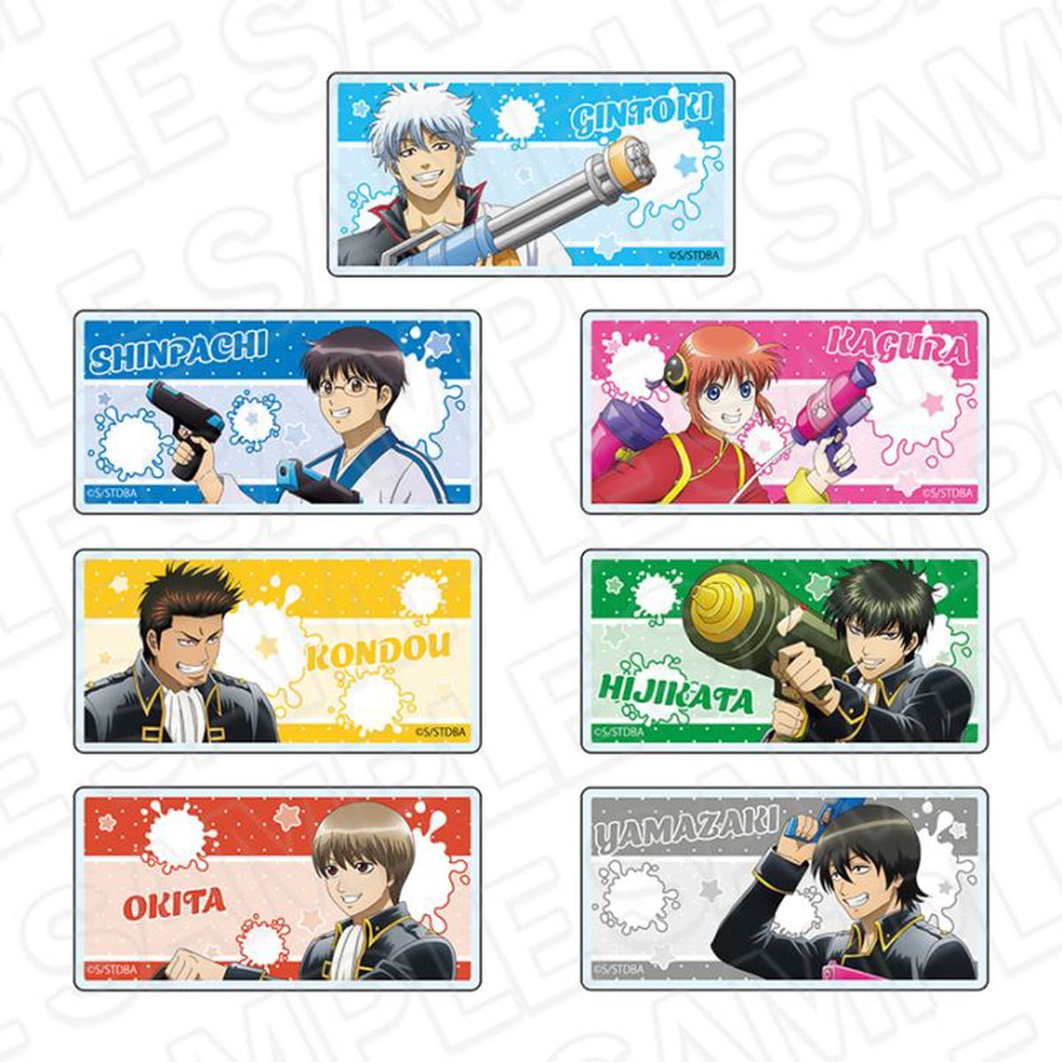 Gintama Water Gun Ver. – Random Acrylic Badge [Pre-Order Jan-Feb 2027] RANDOM