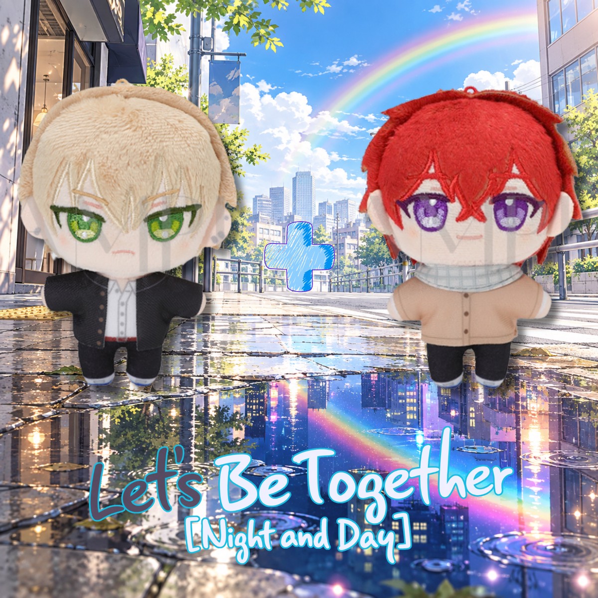 [Special Bundle ] Let’s Be Together: Night and Day – Chiaki Kamimura Nui Pal Plush – 10th Anniversary Complete Set of 2 Types [Pre-Order Oct 2026]