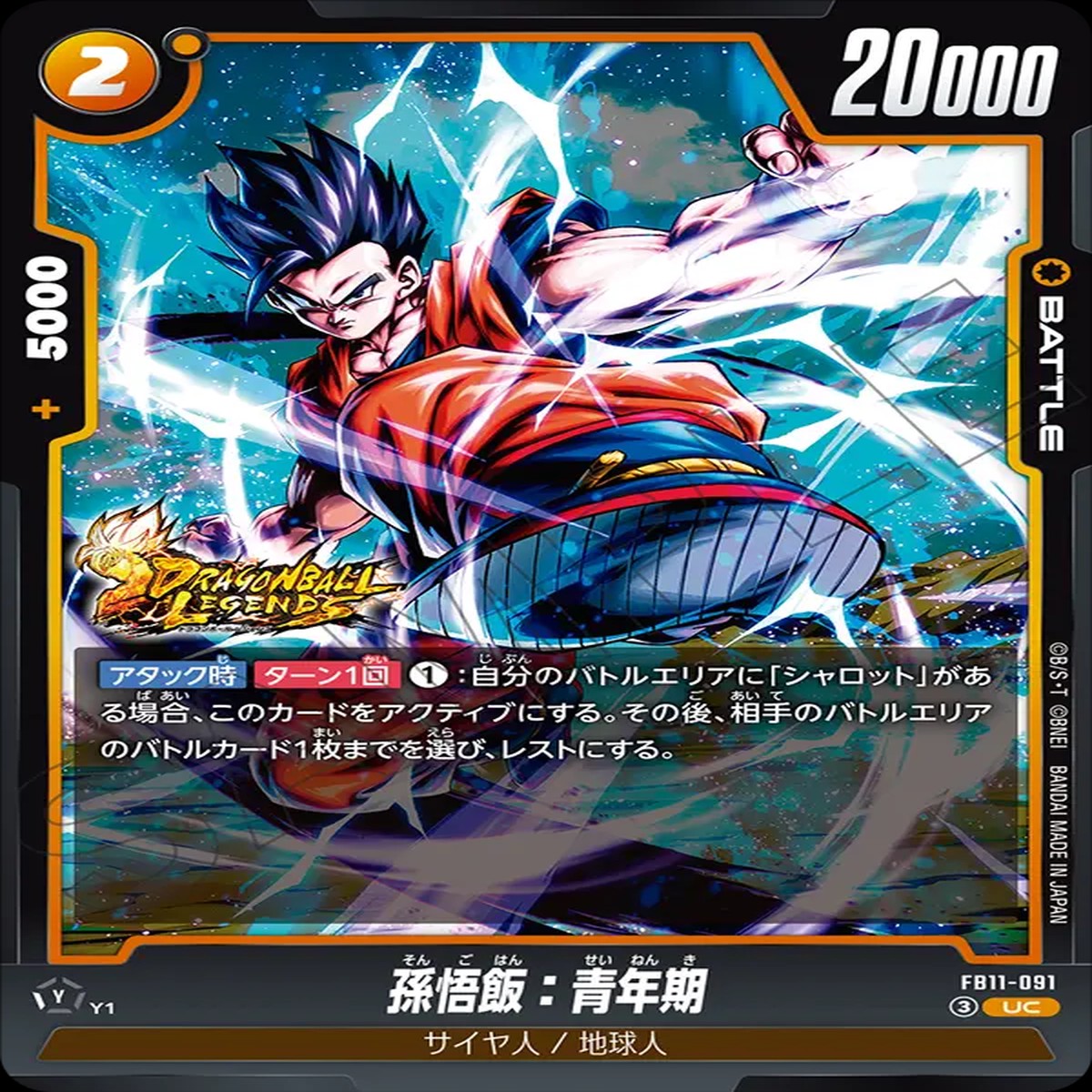 Dragon Ball Super Card Game Fusion World - Brightness of Hope Son Gohan: Youth UC [FB11-091]
