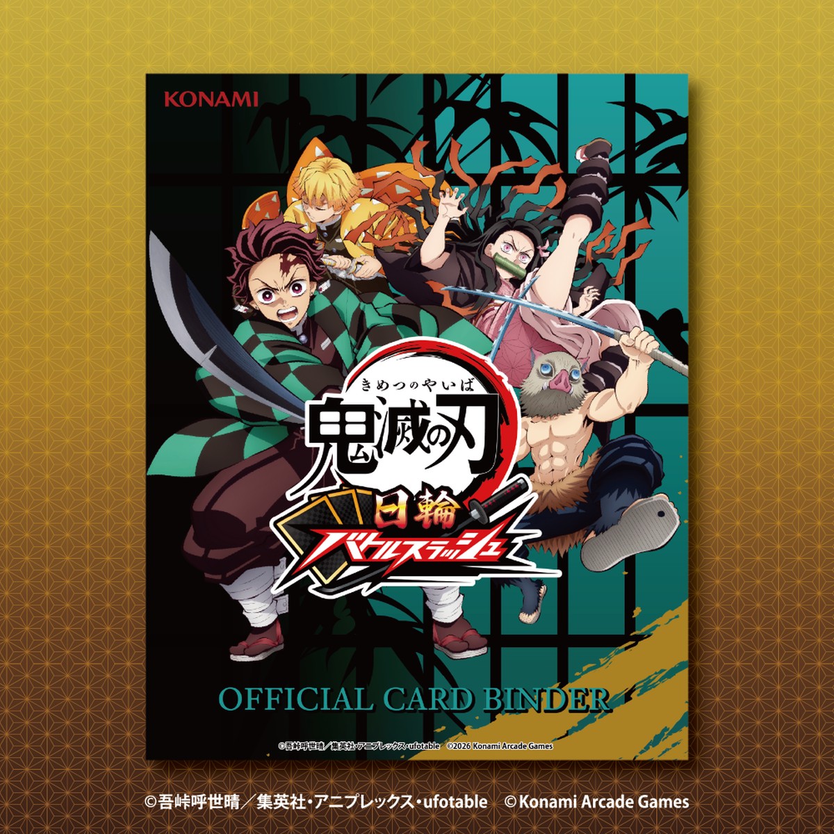 Demon Slayer Wheel Battle Slash – Official Card Binder