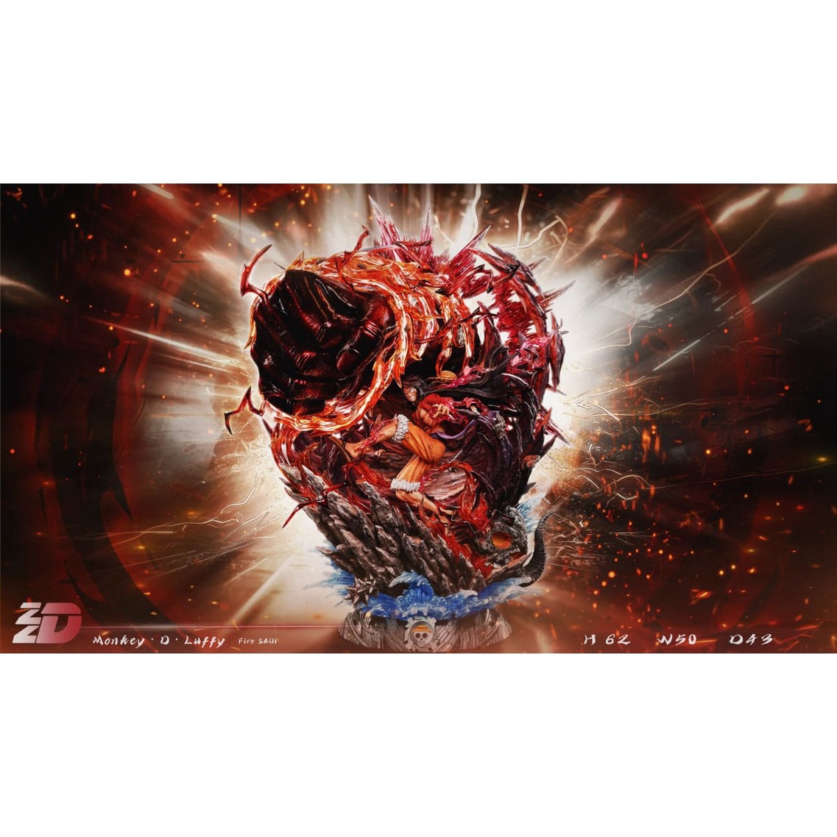 Zzdd Studio – Red Roc Monkey D. Luffy