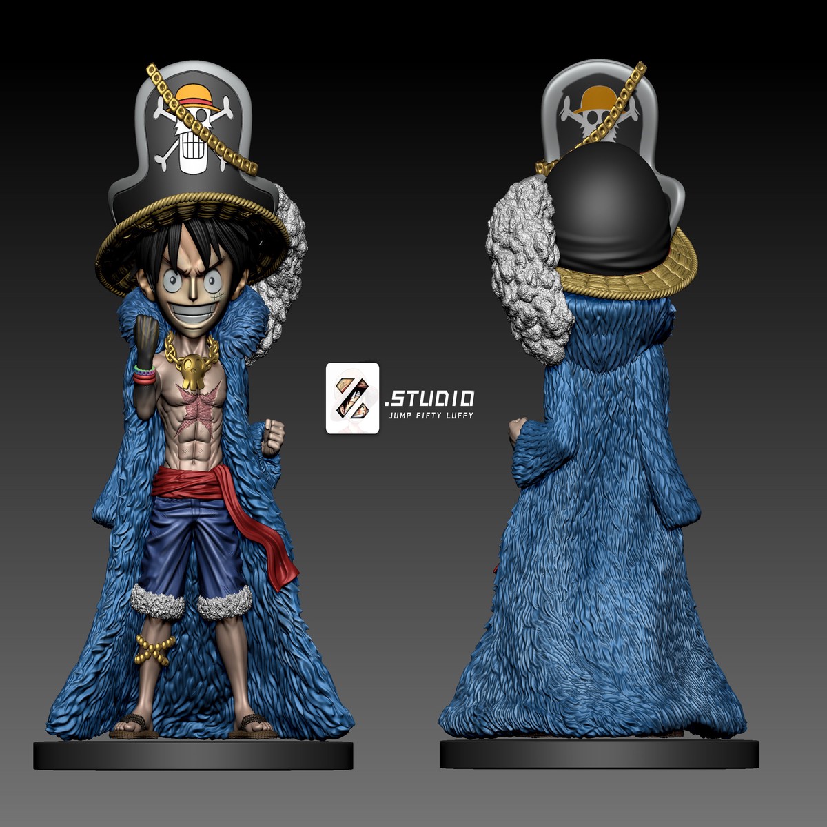 Zzz Studio – Blue Clothes Luffy