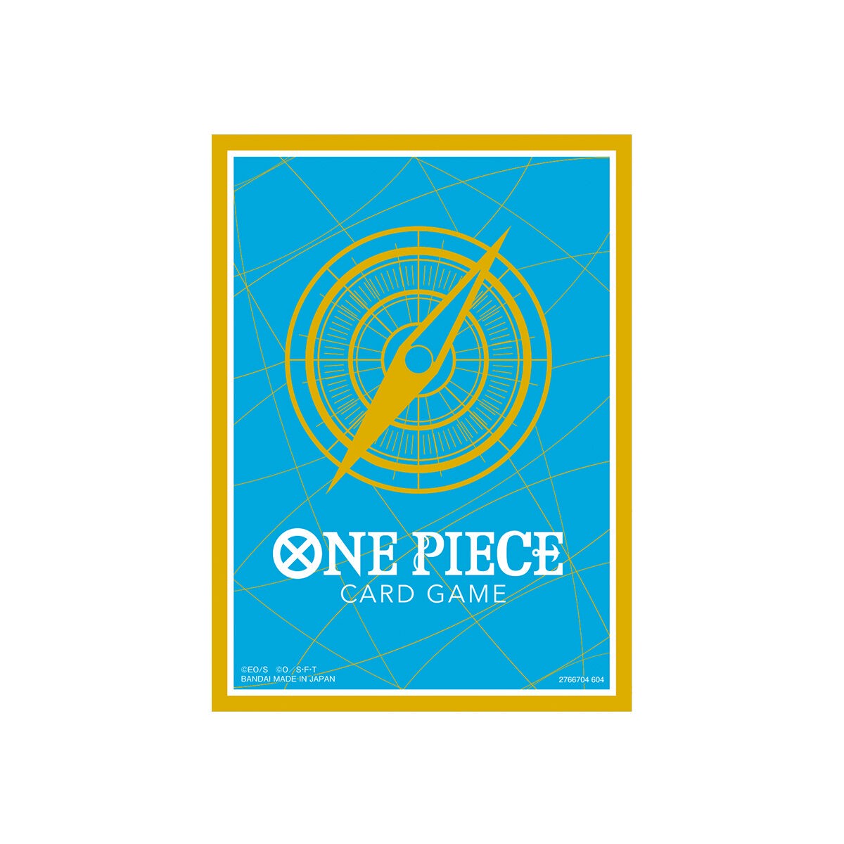 One Piece Card Game Official Limited Card Sleeves - Standard Blue Gold [Commemorative Sales] [Pre-Order Nov 2026]