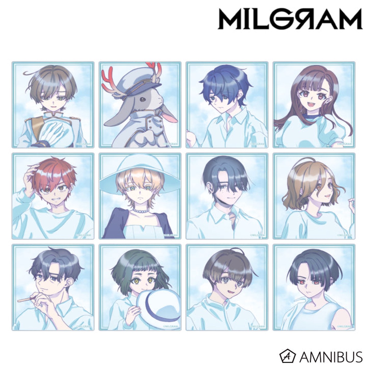 MILGRAM - Trading Acrylic Cards Sea Breeze Footprints Ver. BOX of 12 [Pre-Order Jan 2027]